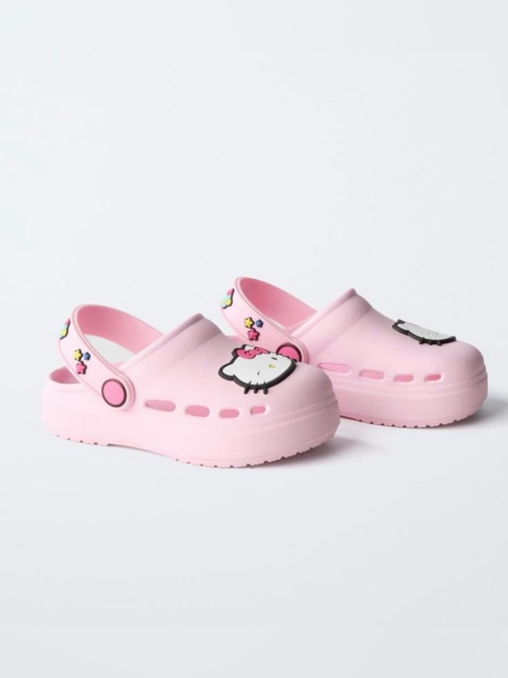 NWT Zara Kids Girls HELLO KITTY SANRIO BATH
CLOGS Shoes Size 9.5